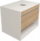 Миниатюра изображения товара Тумба под умывальник Teymi Ritta 65см / T60538 (белый/дуб)