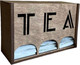 Миниатюра изображения товара Органайзер для чайных пакетиков ОМурМебель Вертикальный с резкой Tea (коричневый)