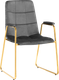 Миниатюра изображения товара Стул Woodville Lana (темно-серый/золотой)