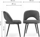 Миниатюра изображения товара Стул Woodville Сандвикен (черный/Velutto 20)