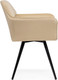 Миниатюра изображения товара Стул Woodville Ямес поворотный (бежевый/черный глянец)
