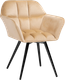 Миниатюра изображения товара Стул Woodville Ямес поворотный (бежевый/черный глянец)