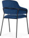 Миниатюра изображения товара Стул Woodville Инклес (синий/черный глянец)