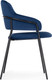 Миниатюра изображения товара Стул Woodville Инклес (синий/черный глянец)