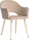 Миниатюра изображения товара Стул Woodville Апри (микровелюр 05/бежевый глянец)