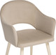 Миниатюра изображения товара Стул Woodville Апри (микровелюр 05/бежевый глянец)