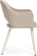 Миниатюра изображения товара Стул Woodville Апри (микровелюр 05/бежевый глянец)