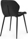 Миниатюра изображения товара Стул Woodville Вальд (экокожа черный/черный глянец)