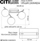 Миниатюра изображения товара Люстра Citilux Dorsy CL223131 (хром матовый)