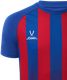 Миниатюра изображения товара Футболка игровая футбольная Jogel Camp Striped Jersey JC1ST0121.ZR (XL, красный/синий)