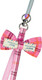 Миниатюра изображения товара Шлея с поводком Solmax&Zoo MUZ99281 (розовый)