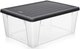 Миниатюра изображения товара Контейнер для хранения Эльфпласт Elegance / ЕР624 (4л, прозрачный/графитовый)