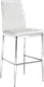 Миниатюра изображения товара Стул барный Woodville Teon (белый/хром)