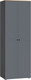 Миниатюра изображения товара Шкаф Mobi Остин 13.224 (серый графит 0162 РЕ/дуб золотой Craft/графит ZB 856-2)