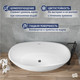 Миниатюра изображения товара Ванна акриловая Lauter Eliza 170x85 / 21660170 (отдельностоящая)