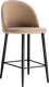 Миниатюра изображения товара Стул барный Woodville Амизуре (бежевый/черный матовый)