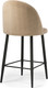 Миниатюра изображения товара Стул барный Woodville Амизуре (бежевый/черный матовый)