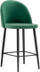 Миниатюра изображения товара Стул барный Woodville Амизуре (катания изумруд/черный матовый)