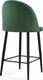 Миниатюра изображения товара Стул барный Woodville Амизуре (катания изумруд/черный матовый)