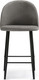 Миниатюра изображения товара Стул барный Woodville Амизуре (темно-серый/черный матовый)