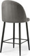Миниатюра изображения товара Стул барный Woodville Амизуре (темно-серый/черный матовый)