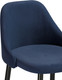 Миниатюра изображения товара Стул барный Woodville Джама (темно-синий/черный матовый)