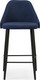 Миниатюра изображения товара Стул барный Woodville Джама (темно-синий/черный матовый)