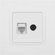 Миниатюра изображения товара Розетка ЭРА Elegance 14-3110-01М / Б0065767 (белый матовый)
