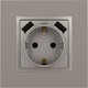 Миниатюра изображения товара Розетка ЭРА Elegance 14-4109-16 / Б0065775 (титан)