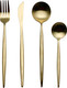 Миниатюра изображения товара Набор столовых приборов Liberty Jones Globe / LJ0000384 (16шт, матовое золото)