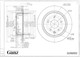 Миниатюра изображения товара Тормозной диск GANZ GIJ06002