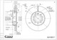 Миниатюра изображения товара Тормозной диск GANZ GIJ10017