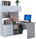 Миниатюра изображения товара Компьютерный стол Сокол-Мебель КСТ-14Л (левый, бетон/белый)