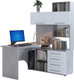 Миниатюра изображения товара Компьютерный стол Сокол-Мебель КСТ-14П (правый, бетон/белый)