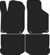 Миниатюра изображения товара Комплект ковриков для авто Alicosta 2385_1 для Volkswagen Bora IV 1998-2005 (EVA соты, черный)