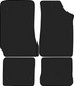 Миниатюра изображения товара Комплект ковриков для авто Alicosta 1374_1 для Volkswagen Golf II/II 1983-1991 (EVA соты, черный)