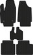 Миниатюра изображения товара Комплект ковриков для авто Alicosta 2405_1 для Лада 4x4 Легенд I SUV/212140 2021-н.в. (EVA соты, черный)