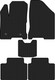 Миниатюра изображения товара Комплект ковриков для авто Alicosta 0620_1 для Лада Веста седан 2015-н.в. (EVA соты, черный)