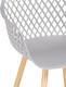 Миниатюра изображения товара Стул Woodville Rikon (серый/дерево)