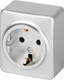 Миниатюра изображения товара Розетка ЭРА Эксперт 11-2203-03 / Б0063020 (алюминий)
