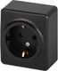 Миниатюра изображения товара Розетка ЭРА Эксперт 11-2203-05 / Б0063008 (антрацит)