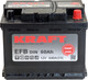 Миниатюра изображения товара Автомобильный аккумулятор KrafT EFB R 640A / EFB-L2 (60 А/ч)