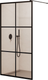 Миниатюра изображения товара Душевая стенка RGW WA-11-B / 32101190-84 (90x200, прозрачное стекло/черный)