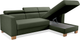 Миниатюра изображения товара Диван угловой Sonit Cosmo Правый (River 012/травяной)