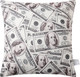 Миниатюра изображения товара Подушка декоративная Этель Dollars / 10805387 (40x40, велюр)