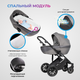 Миниатюра изображения товара Детская универсальная коляска Farfello Molly Pro 3 в 1 MP-1 (серый)