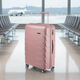 Миниатюра изображения товара Чемодан на колесах DoubleW YF-PP02 (L, пудровый)
