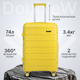 Миниатюра изображения товара Чемодан на колесах DoubleW YF-PP02.1 (M, желтый)