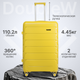 Миниатюра изображения товара Чемодан на колесах DoubleW YF-PP02.1 (L, желтый)