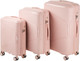 Миниатюра изображения товара Чемодан на колесах DoubleW 088 (S, пудровый)